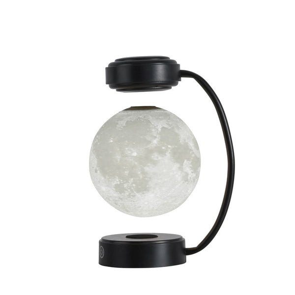 3D LED Moon Night Light Wireless Magnetic Levitating Rotating Floating Ball