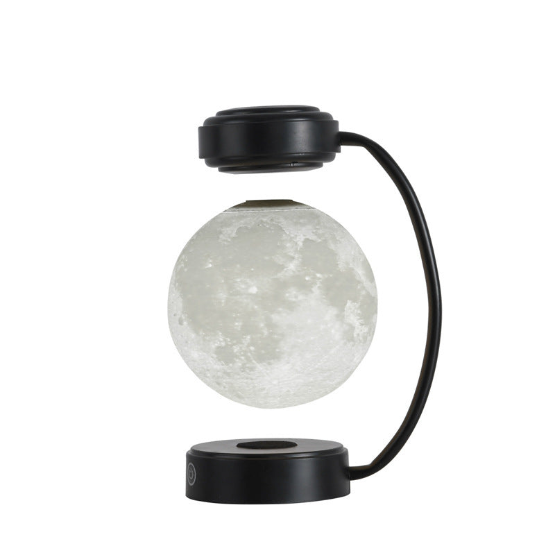3D LED Moon Night Light Wireless Magnetic Levitating Rotating Floating Ball