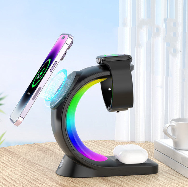 4 In 1 Magnetic Wireless Charger Fast Charging F