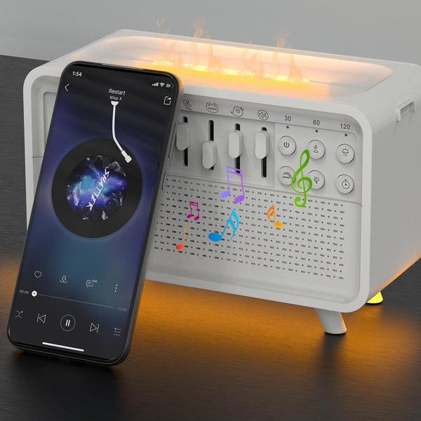 3 In 1 Bluetooth Speaker White Noise