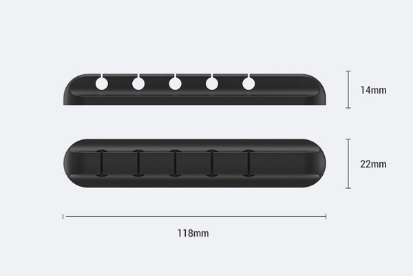 Silicone USB Cable Winder Desktop Cable Organizer