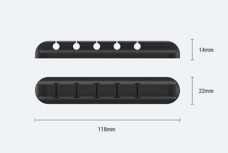 Silicone USB Cable Winder Desktop Cable Organizer