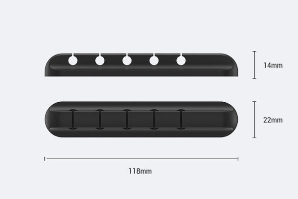 Silicone USB Cable Winder Desktop Cable Organizer