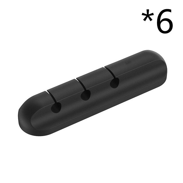 Silicone USB Cable Winder Desktop Cable Organizer