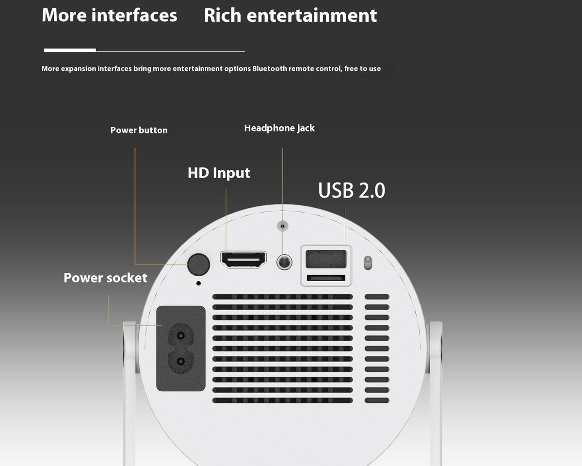 Portable Projector Small Straight