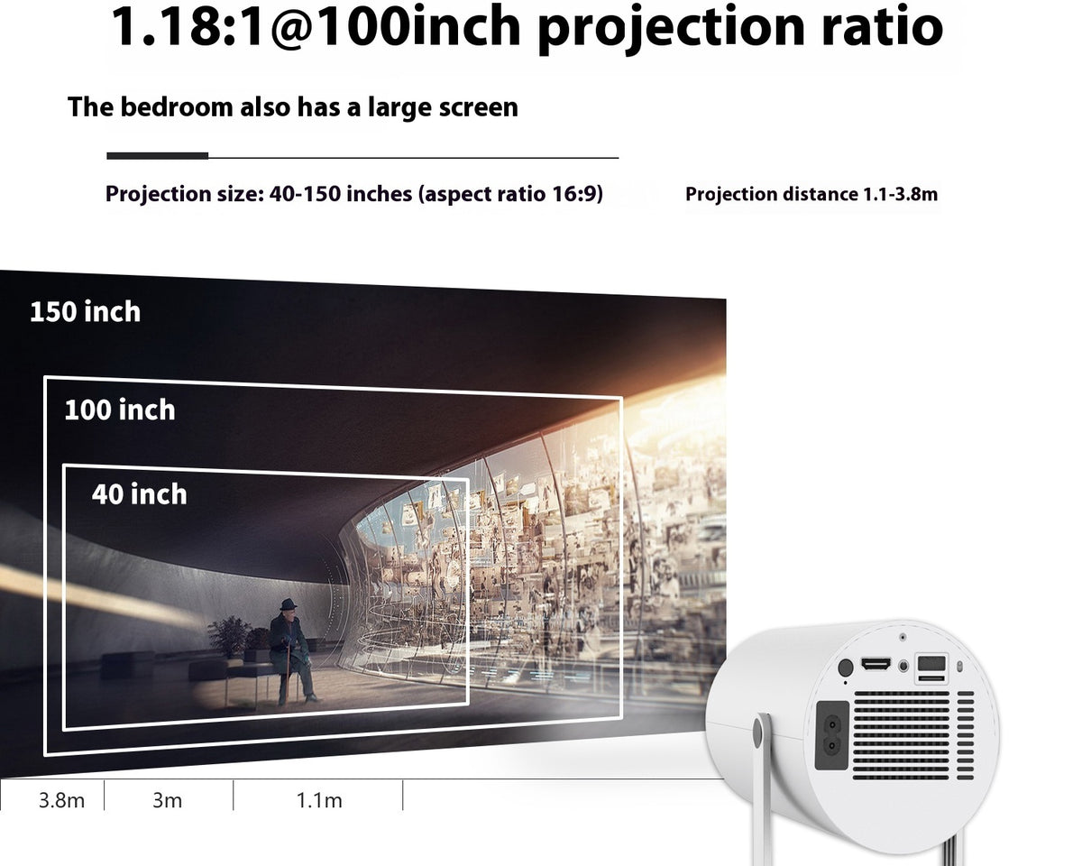 Portable Projector Small Straight